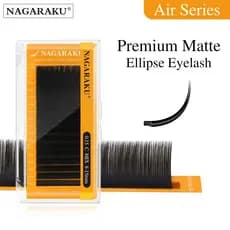 NAGARAKU Extensões De Cílios Elipse Da Série Air De 5a Geração Premium Ultra Light Feather Postiços Planos