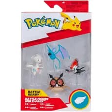 Pokemon Multipack 4 Figuras Battle Tipo Voador Jazwares