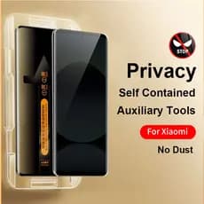 Privacidade Película de vidro Fácil Instalação Xiaomi Redmi Note 13 14 Pro Plus Poco X7 Pro Mi 15 Ultra 14 13 12 11 Lite