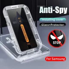 Privacidade Película de vidro Fácil Instalação Para Samsung Galaxy S25 Ultra S24 FE S23 S20 S22 S21 Plus Pelicula