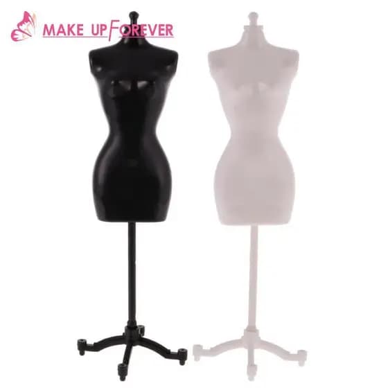 [Shining1] Boneca Brinquedo Humanóide Cabide Expositor Modelo Vestido Suporte De Roupas Para Bonecas