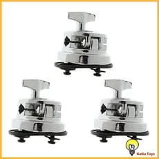 [3pcs Suporte De Base De Tambor De Liga Aberta Tom Peças De Instrumentos De Percussão