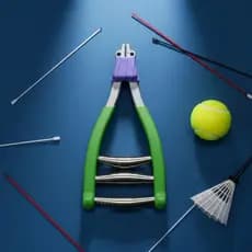 Multi-Esporte Uso Raquete Amarrando Braçadeira De Partida Anti-Risco Cabeça Badminton Alça Ergonômica Para Loja De Espor