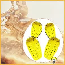 [Naruhodo] 4 Almofadas De Cotovelo E Ombro Para Motocicleta , Fáceis De Limpar , EVA , Absorção De Choque , Jaqueta De E