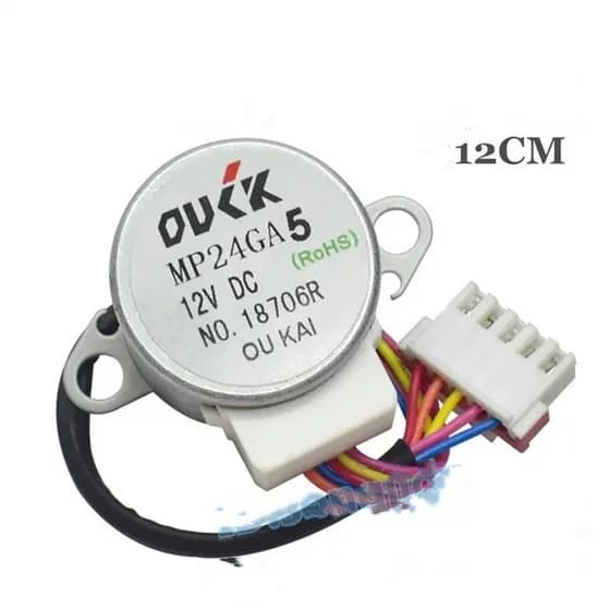 Mp24ga5 12V Adequado para Máquina de Ar Condicionado Máquina de Pendurar Folhas de Baloiço Motor Síncrono de Varrer 24BYJ48 Motor Guia Eólico