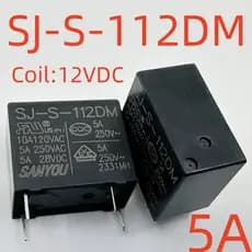 Relé SJ-S-112 124DM 5A 4 pinos