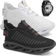 Kit 2 Tênis Masculino Header Infinite Casual Esportivo Barato + Relógio