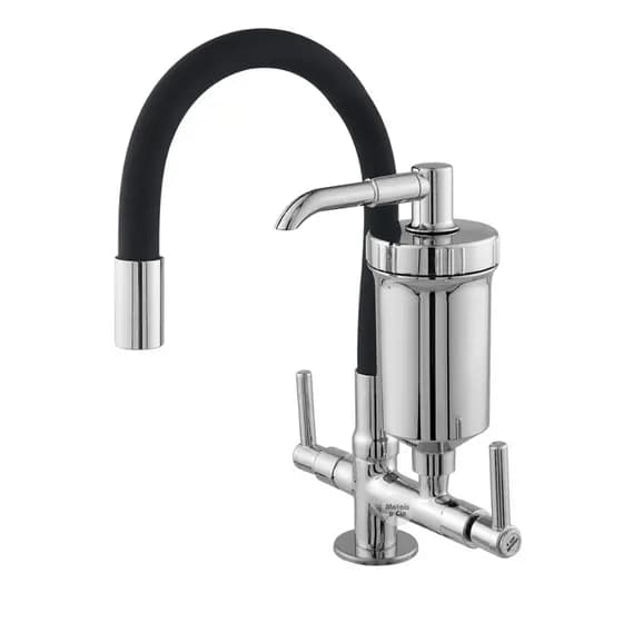 Torneira Com Filtro Silicone Preto Luxo Bancada Cozinha