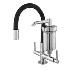 Torneira Com Filtro Silicone Preto Luxo Bancada Cozinha
