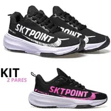 Kit Tenis Esportivo Masculino Feminino Academia Corrida