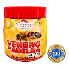 03 Gel Massageador Abelha Pote 200ml - Original