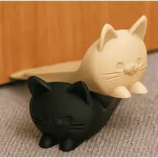 Suporte Trava Porta Gatinho Aparador Peso Trava Porta Cunha Calço Divertido Anti impacto