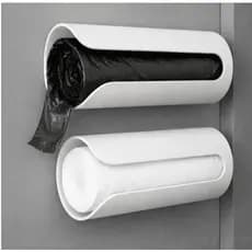 Suporte para Rolo de Saco de Lixo Para Casa Em Cozinha Banheiro Dispenser Porta Sacolas de Supermercado Puxa Saco