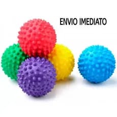 Kit 2 Bolas Com Cravo Fisioterapia E Pets Bolinha Exercícios Anti Stress Relaxante Cachorros E Gatos Colorida Apertar