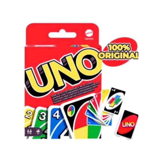 Jogo Uno Original Mattel 112 Cartas Coloridas Brinquedo Infantil E alAdulto