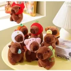 Chaveiro Capivara Pelúcia Brinquedo Infantil Fofinha Para Bolsas Mochilas E Chaves