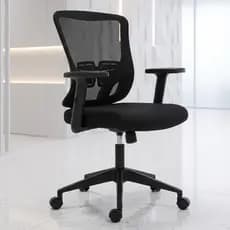 Cadeira De Escritório Diretor Ergonômica com Braços Ajustáveis Encosto Tela Mesh DU215