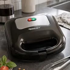 Sanduicheira Elétrica Grill Antiaderente Termostato 750W Preto