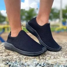 Tênis Meia Feminino Unissex Casual Ortopédico Academia Caminhada