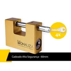 Cadeado Alta Seguranca Importado 40mm Anti Furto