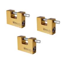Kit 3x Cadeado Alta Seguranca Importado 40mm Anti Furto