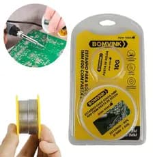 Solda Estanho 1mm Espessura 60g Eletrônica + Pasta Solda 10g