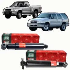 Par Amortecedor Traseiro Gm Blazer S10 4x2 4x4 1996 Até 2011