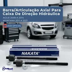 Par Barra Articulação Axial Caixa Direção Chevrolet Agile Montana 2009 A 2021 Nakata
