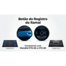 botão do registro fogão mondial ctg/02/03 original