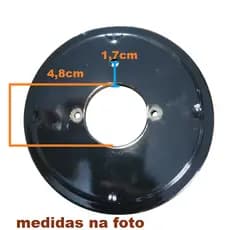 arremate vedação queimador fogão mondial ctg-01/02/03 original