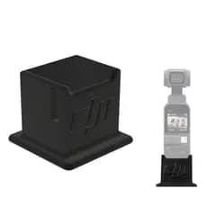 Suporte Base Dji Osmo Pocket Rosca Para Tripé 1/4 Rosca Preto