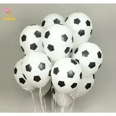 25 Unidades Balão Bexiga Bola De Futebol Número 9 Polegadas para Decoração Festas e Comemorações