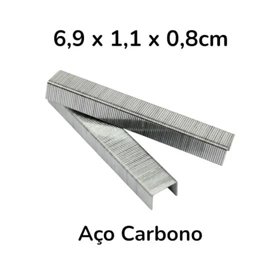 Caixa de Grampos 8mm Para Grampeador Tapeceiro