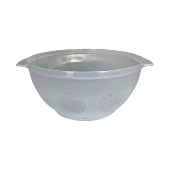 Saladeira De Plástico Transparente Para Salada Bem Temperada Fruteira