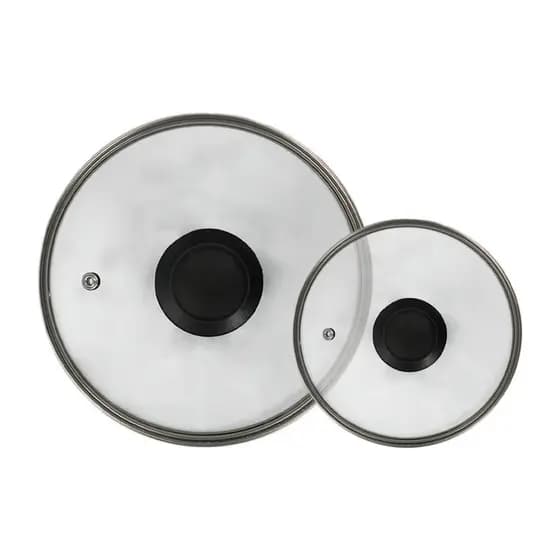 Jogo Tampas Vidro Avulsas Para Panelas Frigideira 24 & 32 cm