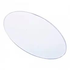 Base Acrílica Oval Tamanho 14x8 Transparente - Para Artesanato Biscuit