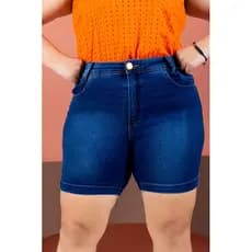 short jeans plus size feminino