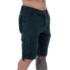 bermuda cargo masculina 6 bolsos de lado