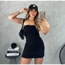 vestido tomara que caia