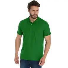 Camisa Polo Masculina Piquet Básica Lisa Uniforme