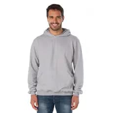 Moletom Canguru Masculino com Capuz Liso Básico Flanelado