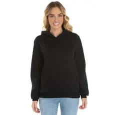 Moletom Canguru Feminino com Capuz Liso Básico Flanelado