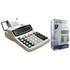 Calculadora De Impressão Procalc 12 Dígitos Lp25 Bobina Mesa Balcão Rolete entintador IR40T