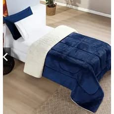 Cobertor Everest Edredom Manta Sherpa Lã Carneiro Muito Quentinho 1 Peça Dupla face Varias Cores