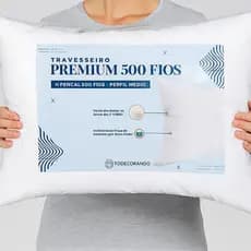 Travesseiro Pluma de Ganso em Espuma Travesseiro Firme Descanso 70x50 Anti Alergico Conforto PREMIUM