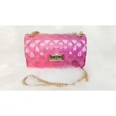 bolsinha melissa com alça de corrente