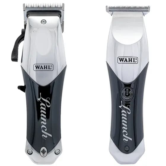 Kit Maquinas De Corte E Acabamento Launch Bivolt Wahl S/ Fio