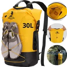 Mochila Impermeável Estanque 30L para Aventura, Praia, Pesca, Trilhas e Rafting Naturehike