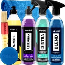 KIT VONIXX SINTRA + BLEND + RESTAURAX + V-MOL + PINCEL + APLICADOR + TOALHA + LUVAS