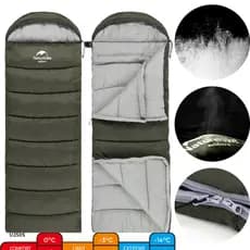 SACO DE DORMIR PARA 0ºC CONFORTO ENVELOPE SE UNE A OUTRO SACO NATUREHIKE U250S